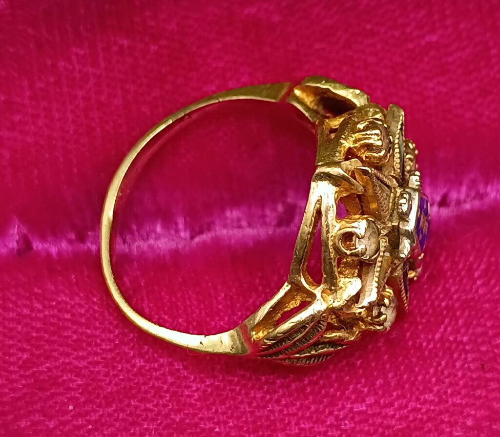 14K Order Of The eastern Star Ring Size 4.5